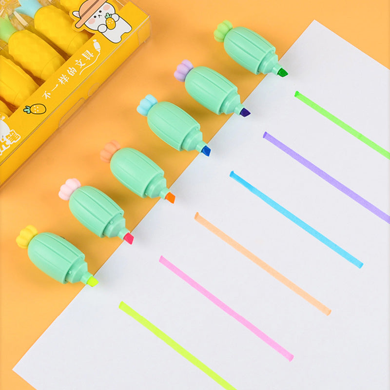 Komto Carrot Shape Highlighter Set