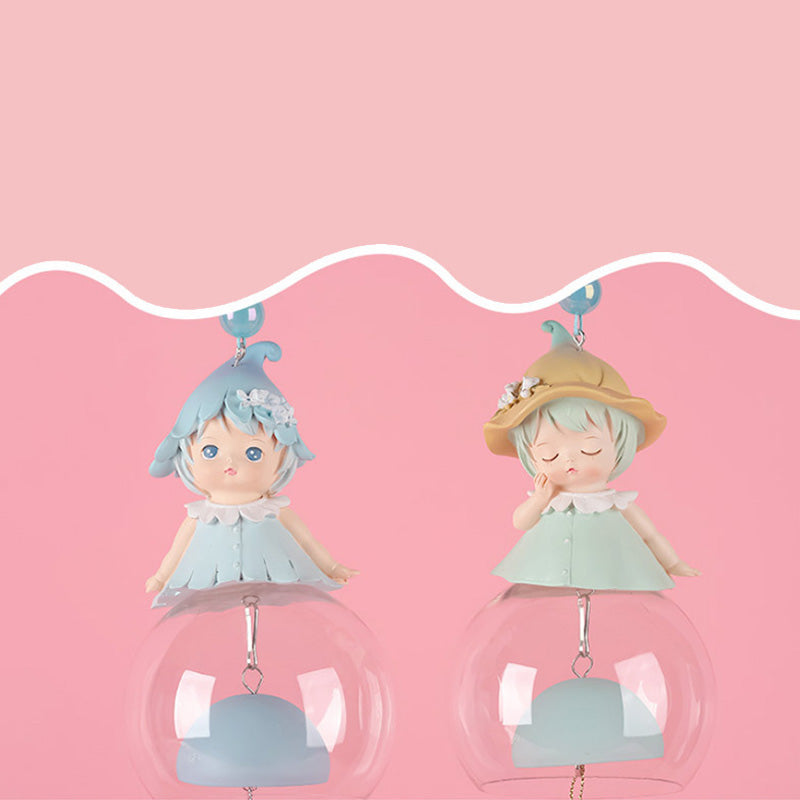 Doll Car Pendant Rearview Mirror Hanging Ornament