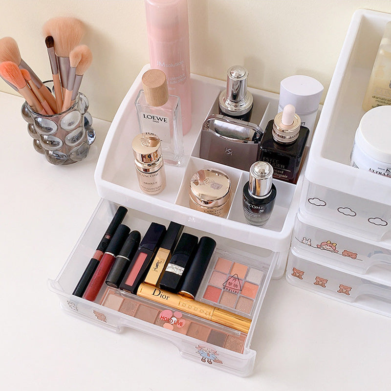 2 Layers Desktop Storage Box Drawer
