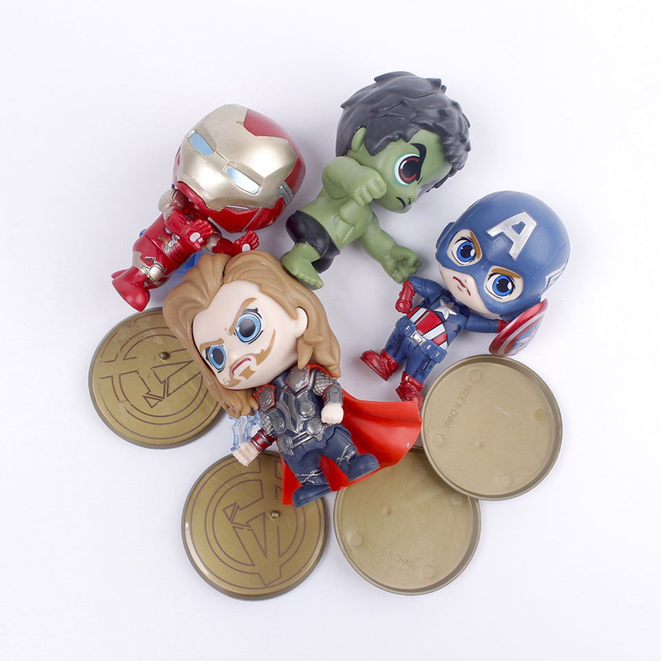 Fat Body Mini Avengers Super Hero Action Figures