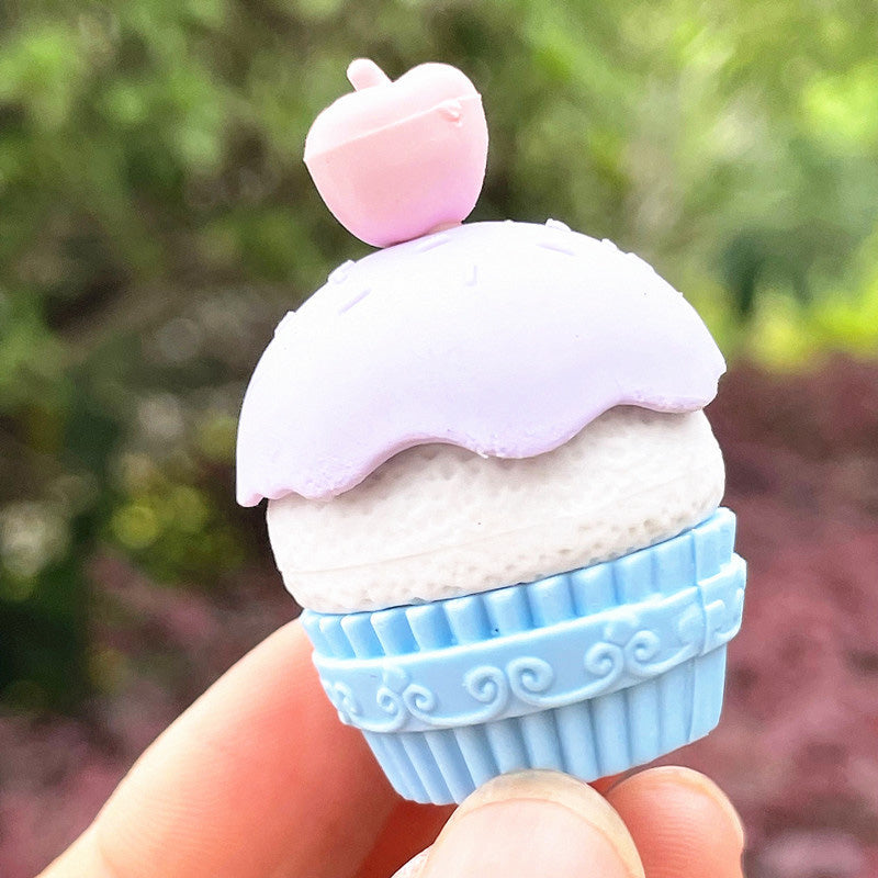 Princess Cake Dessert Eraser Set