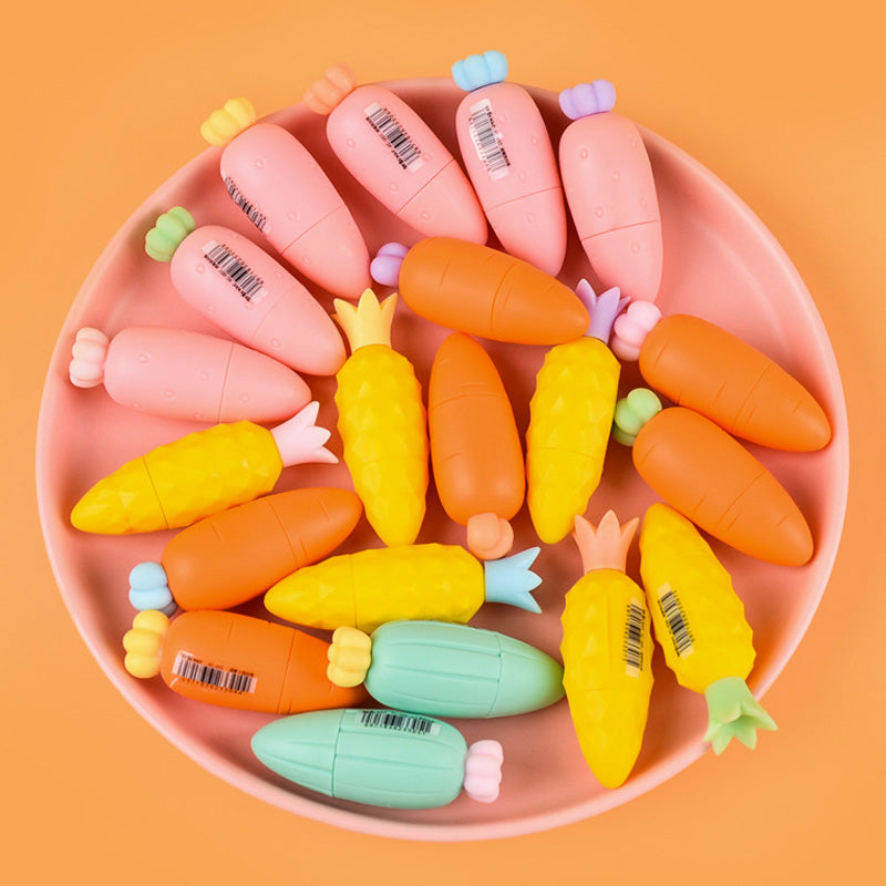 Komto Carrot Shape Highlighter Set
