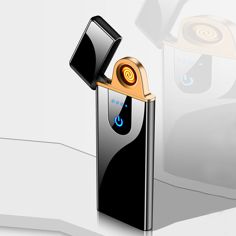 Luxury Electric Rechargeable LCD Touch Lighter