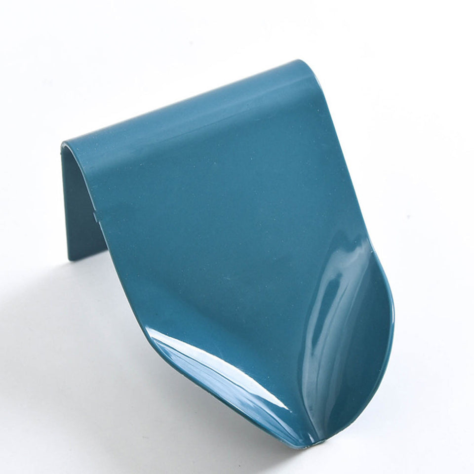 Set of 2 Self Adhesive Wall Mounted Draining Soap Holder