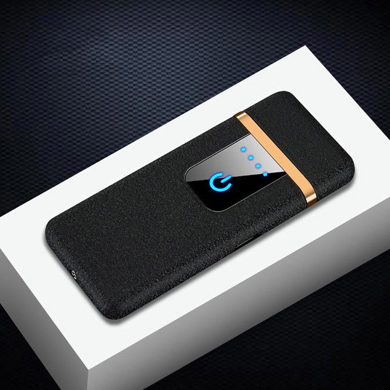 Luxury Electric Rechargeable LCD Touch Lighter