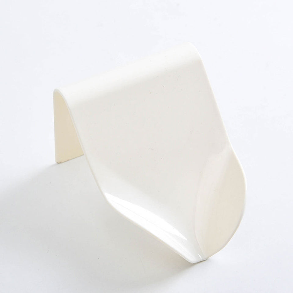 Set of 2 Self Adhesive Wall Mounted Draining Soap Holder