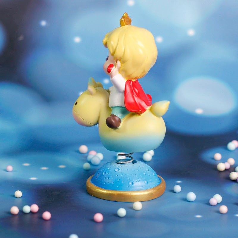 Star Wish Fairy Tale Unicorn Spring Car Decoration