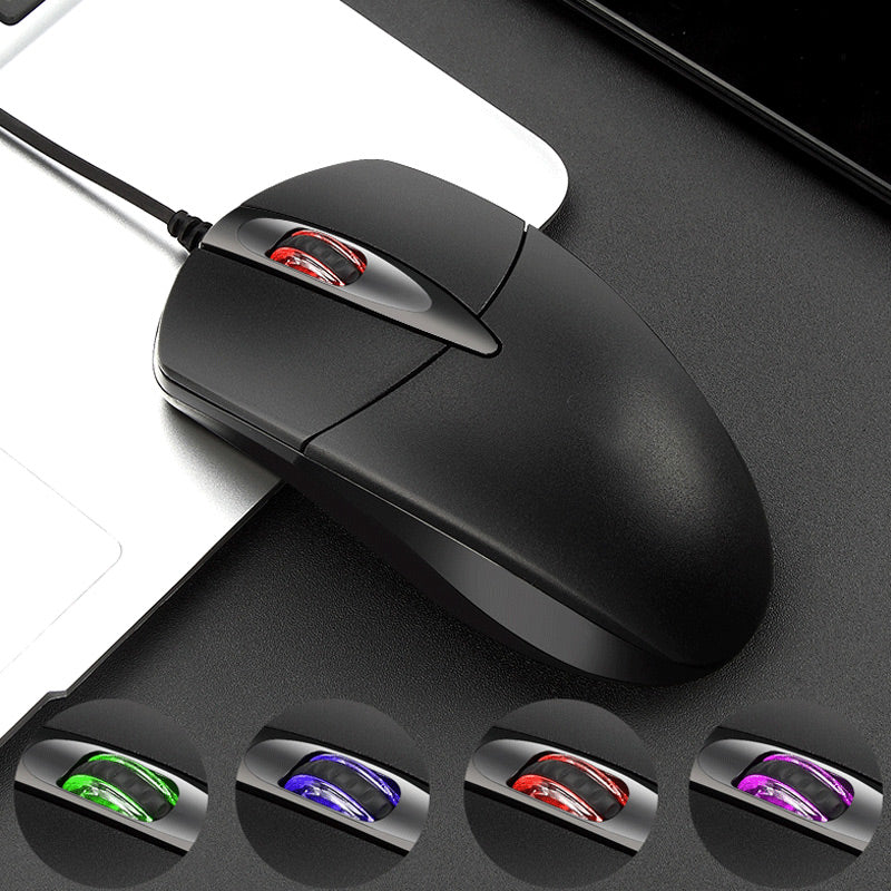 Soundless Wired Desktop Computer Mouse