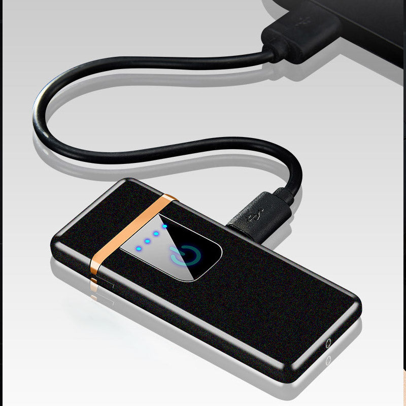 Luxury Electric Rechargeable LCD Touch Lighter