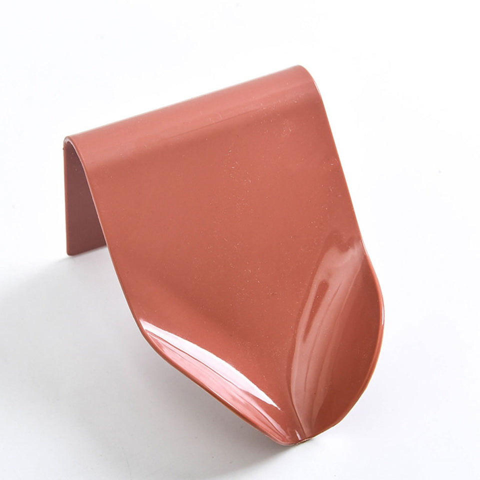 Set of 2 Self Adhesive Wall Mounted Draining Soap Holder