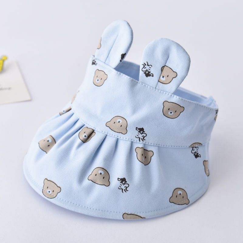 Baby Sunscreen Empty Top Printed Hat