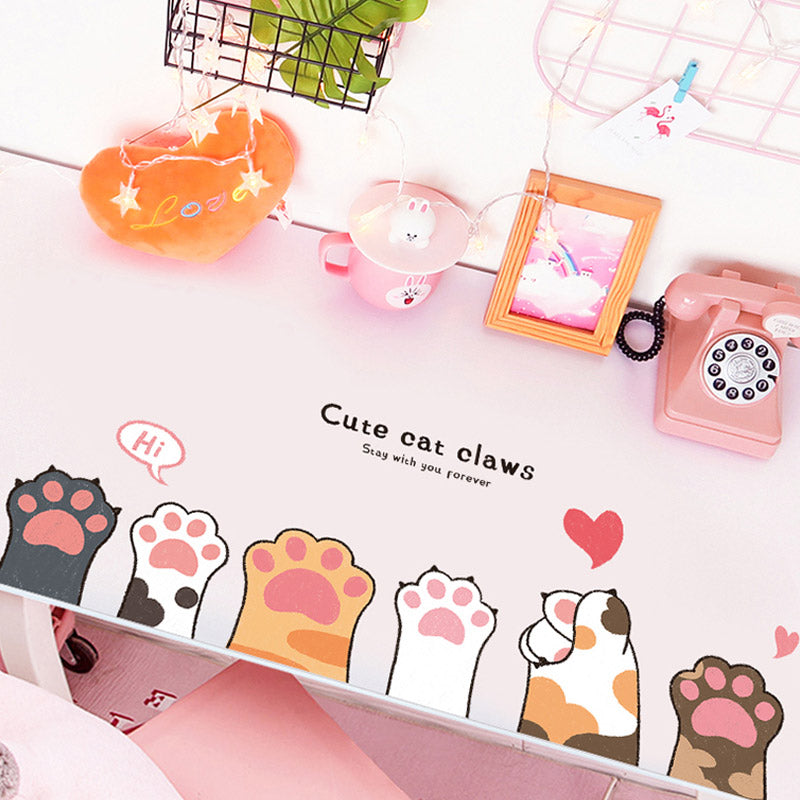 Cute Cat Claws Wall and Door Stickers For Kids