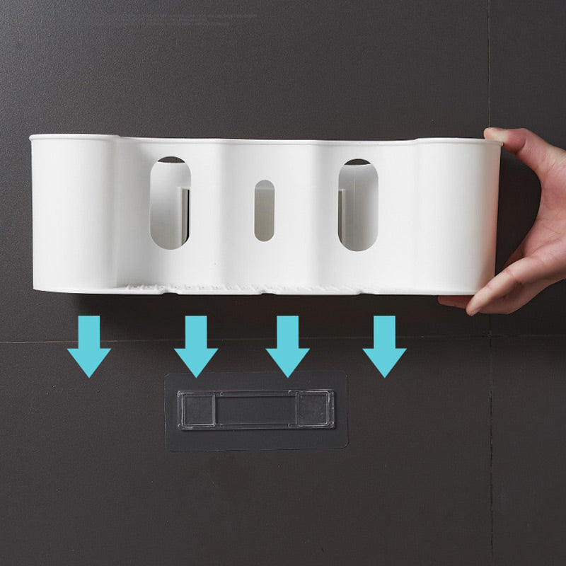 Wall-Mounted Large Capacity Family Toothbrush Rack