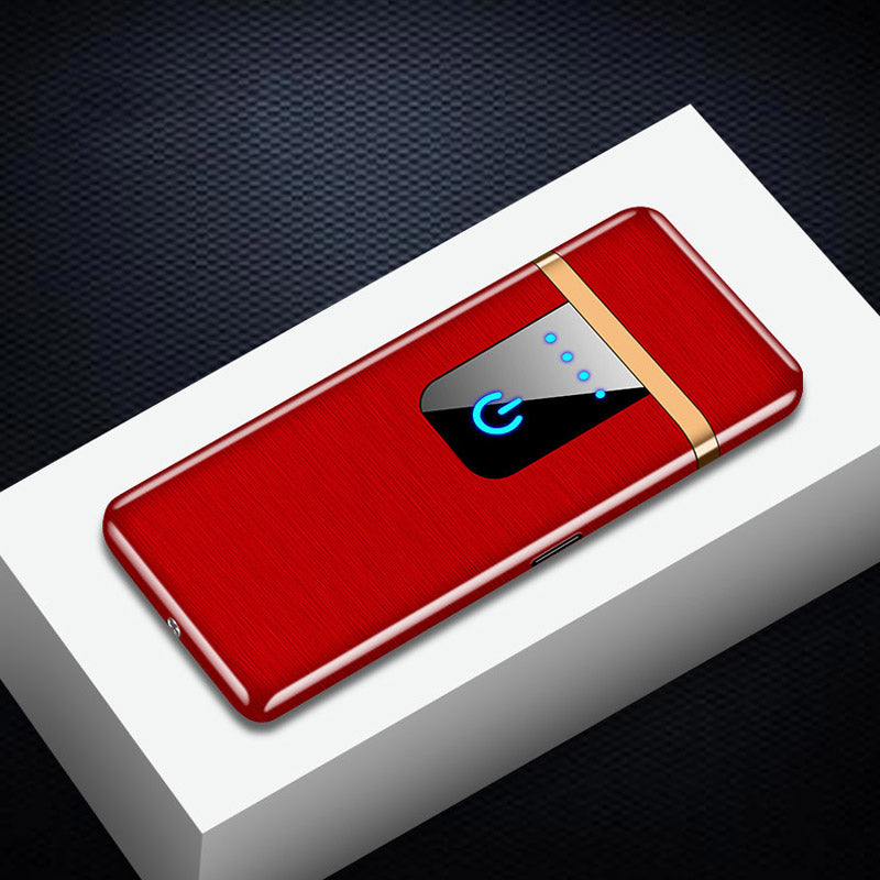 Luxury Electric Rechargeable LCD Touch Lighter