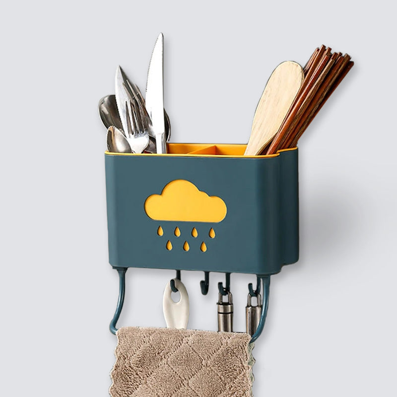 Cloud Motif Kitchen Organizer