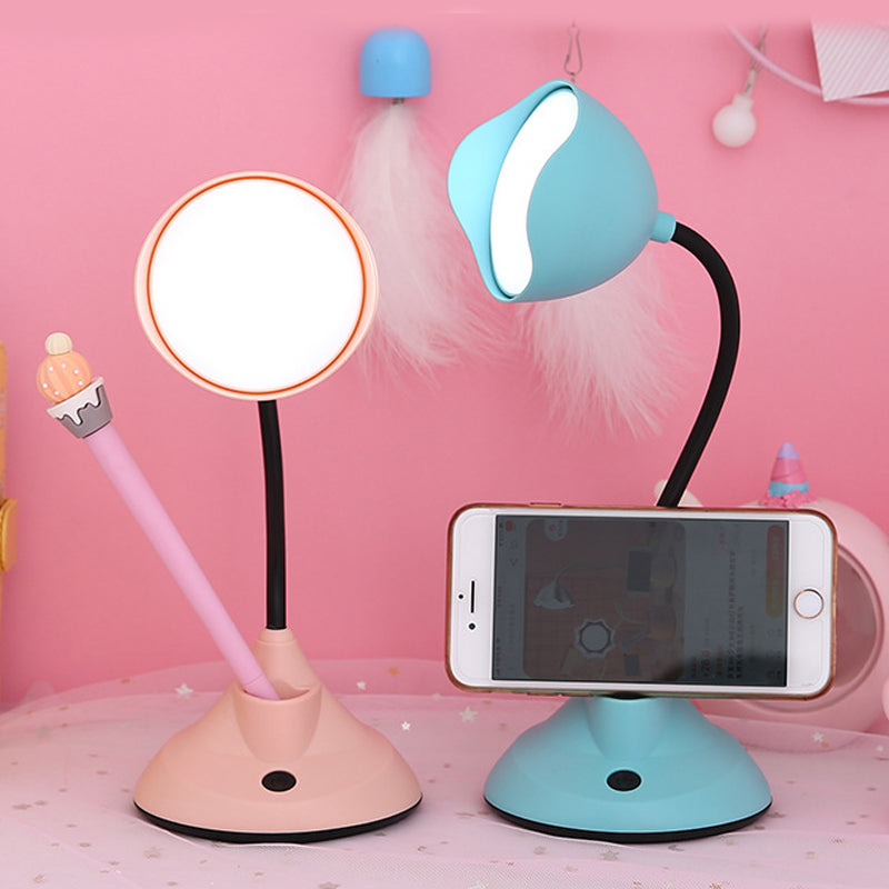 Simple Style Desk Lamp With Pen and Mobile holder