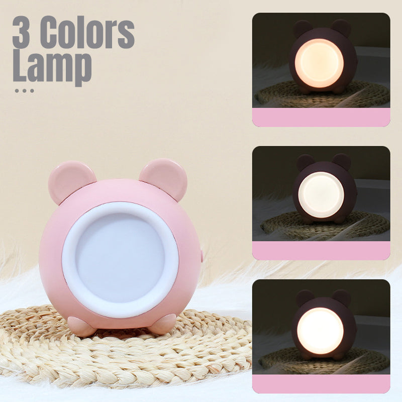 Bunny Head Portable Bedside Night Lamp