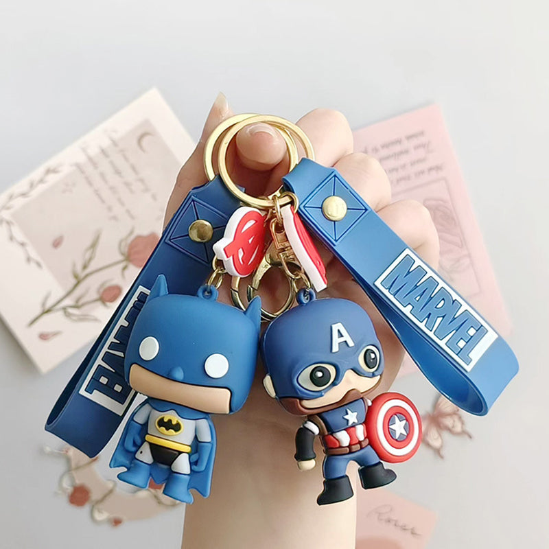 Cartoon Avengers Epoxy Doll Keychain