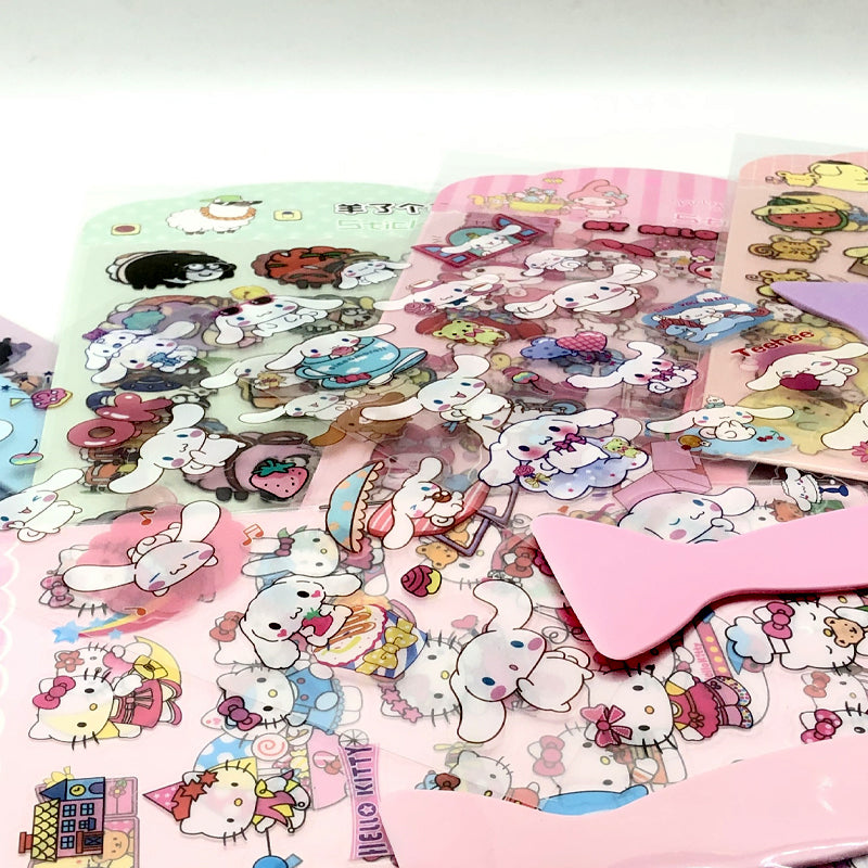 Kawaii Sticker Packet of 2 Sheet with Paster