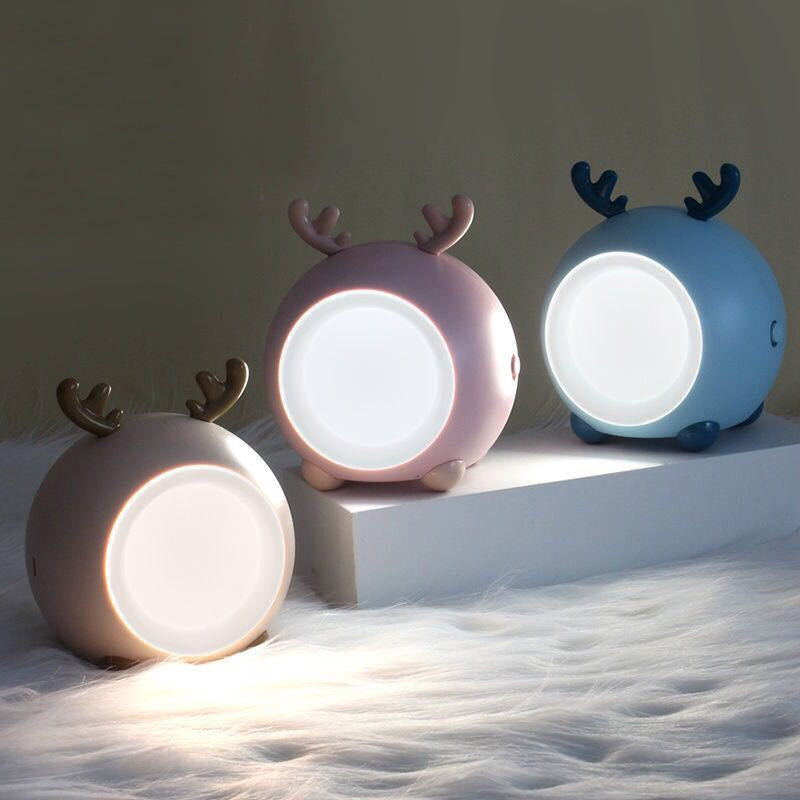 Bunny Head Portable Bedside Night Lamp