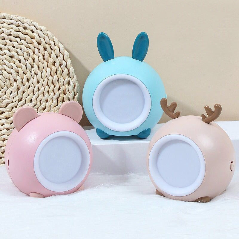 Bunny Head Portable Bedside Night Lamp