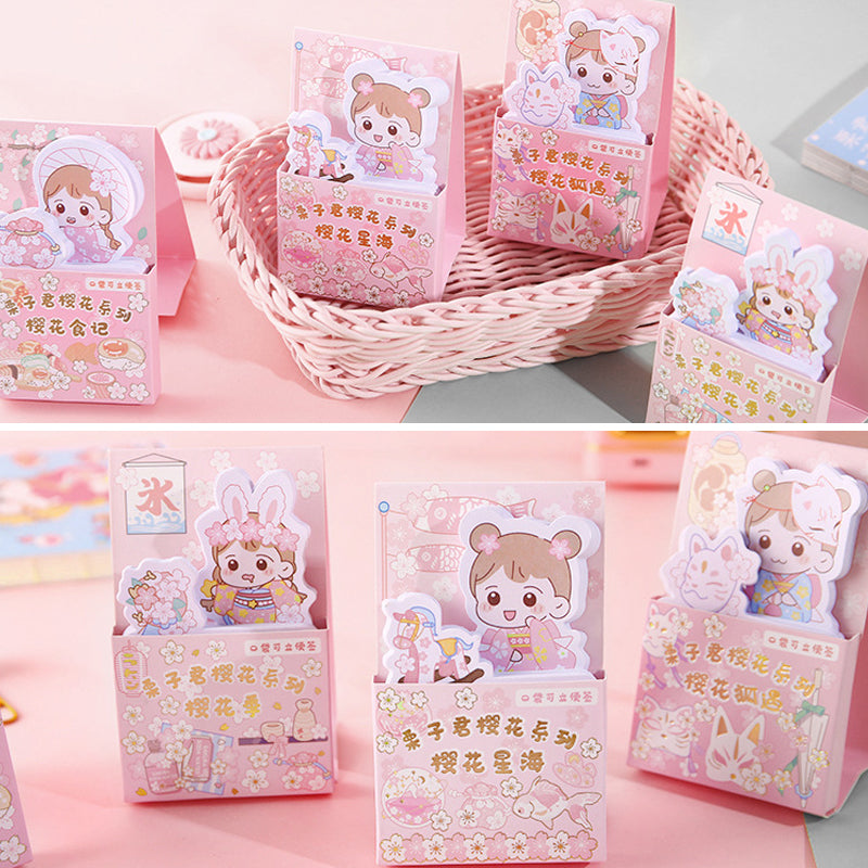 Kawaii Doll Sakura Post-It Notes