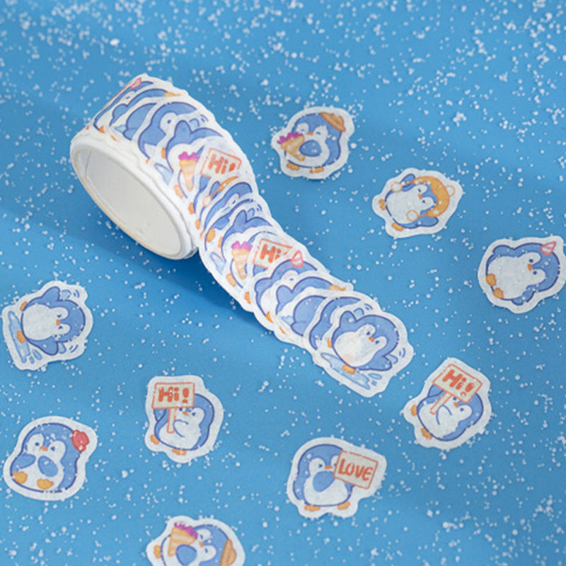 Yuxian Mini Die-Cut and Paper Tape Zoo Series 100 Stickers