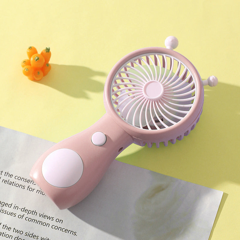 Cute Mini Handheld Fan – Portable Summer Fan for Kids, Travel & Daily Cooling