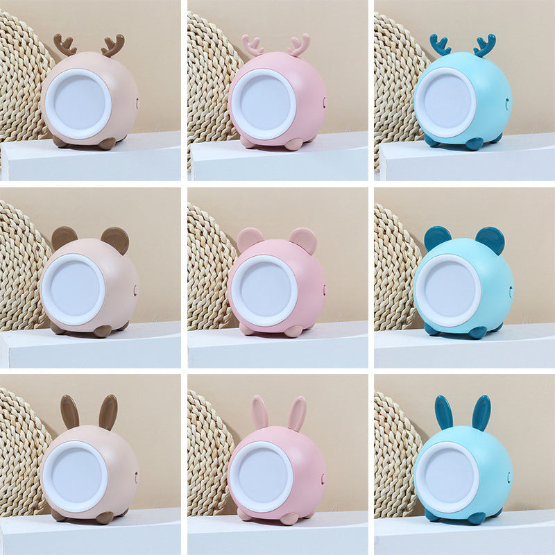 Bunny Head Portable Bedside Night Lamp