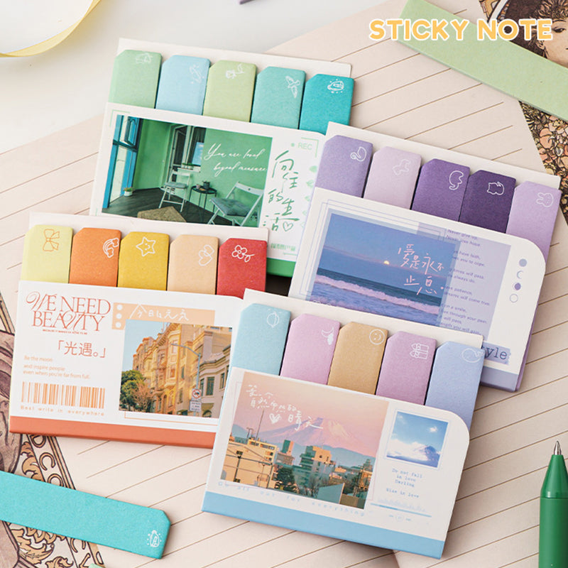 Japanese Style Mini Sticky Notes Bookmarks