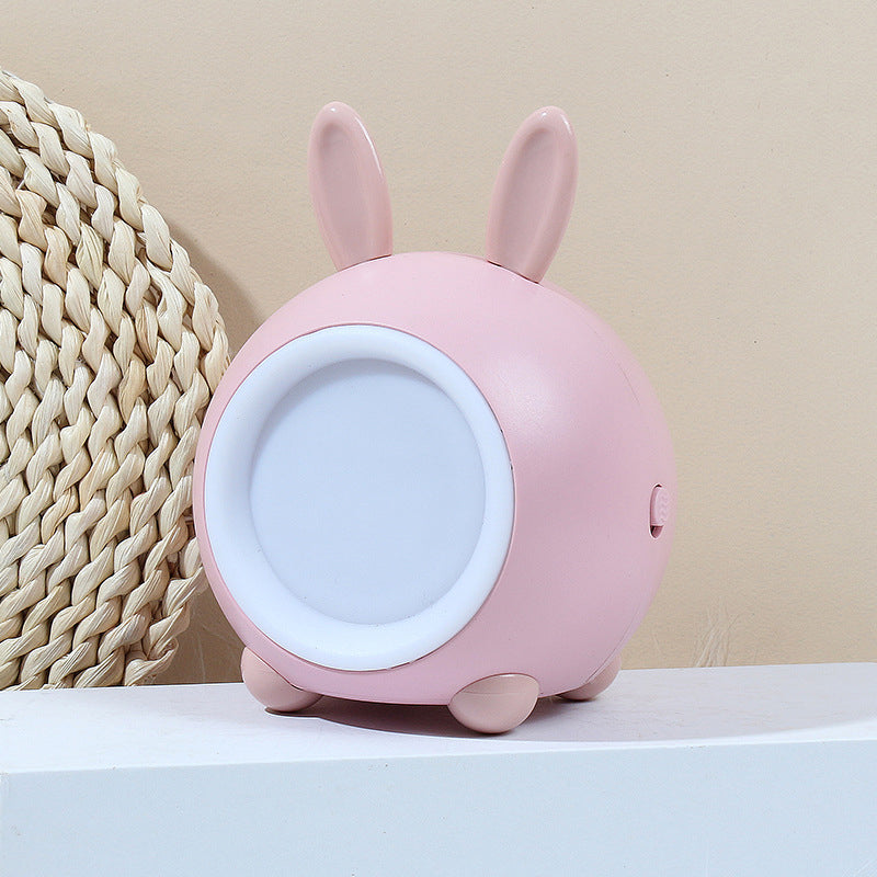 Bunny Head Portable Bedside Night Lamp