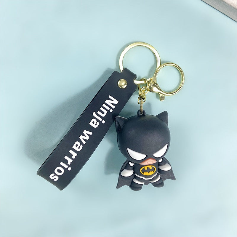 Batman Keychain with Rubber Strap