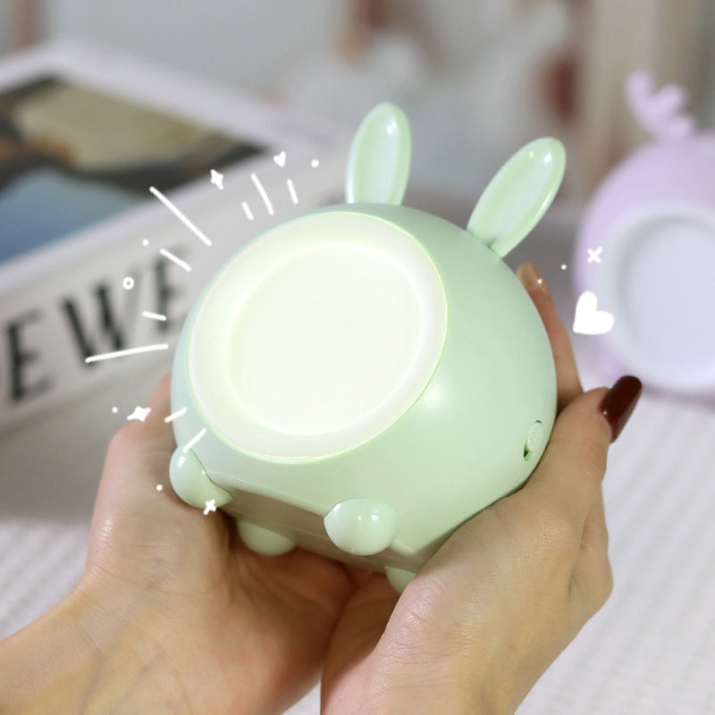 Bunny Head Portable Bedside Night Lamp