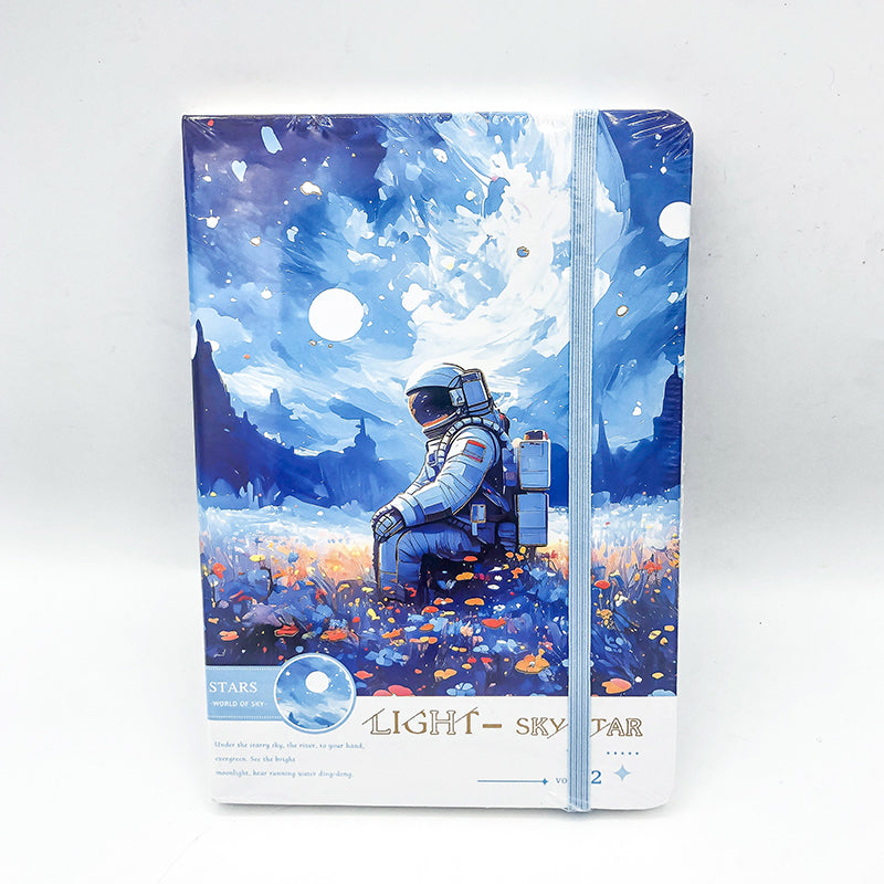 Light Star World of Sky Hardcover Notebook