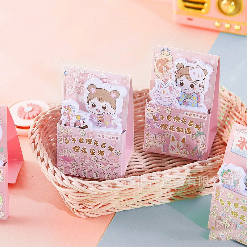 Kawaii Doll Sakura Post-It Notes