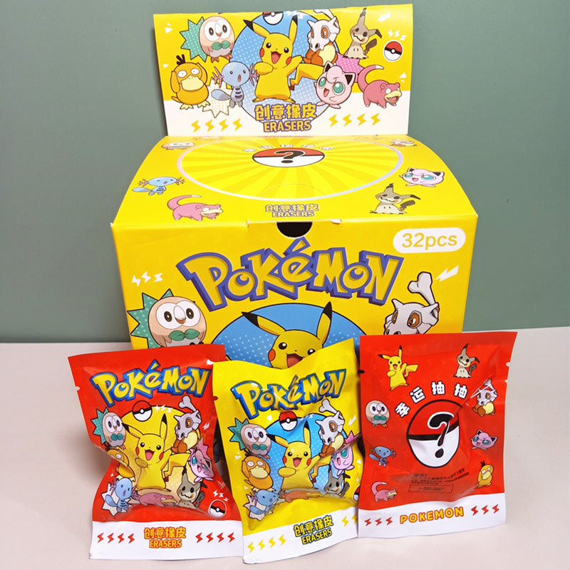 Pokemon Blind Box Eraser Packet