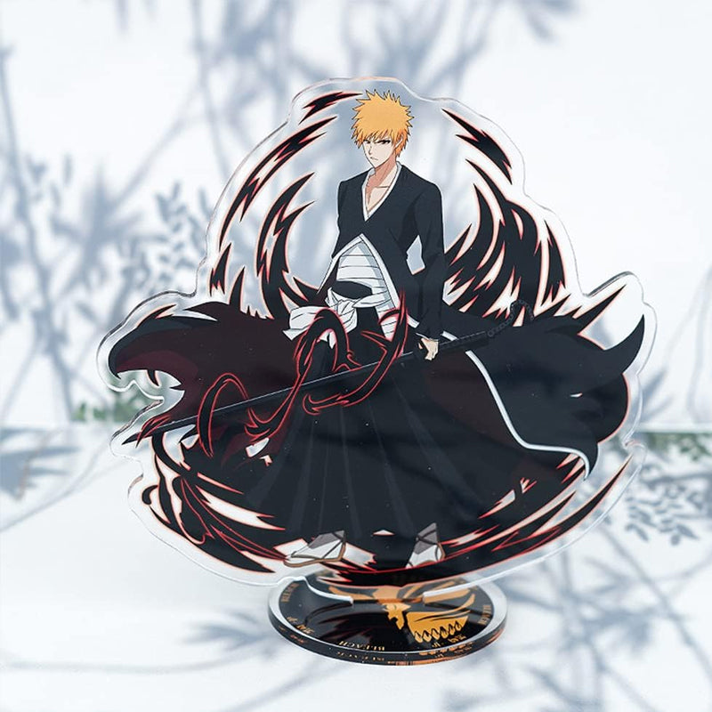 Bleach Ichigo Acrylic Figure Model Transparent Stand 3D Double-sided