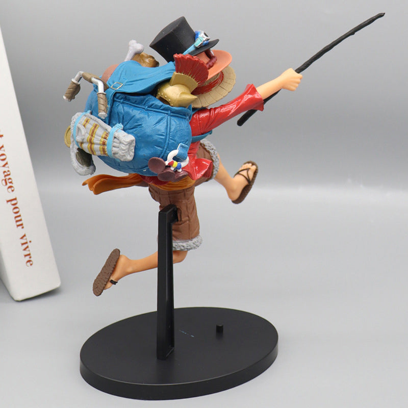 Premium One Piece Luffy Jumping Action Figure