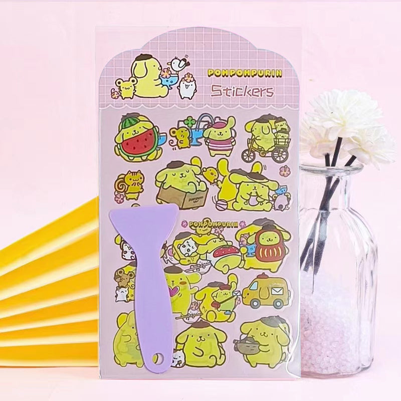 Kawaii Sticker Packet of 2 Sheet with Paster