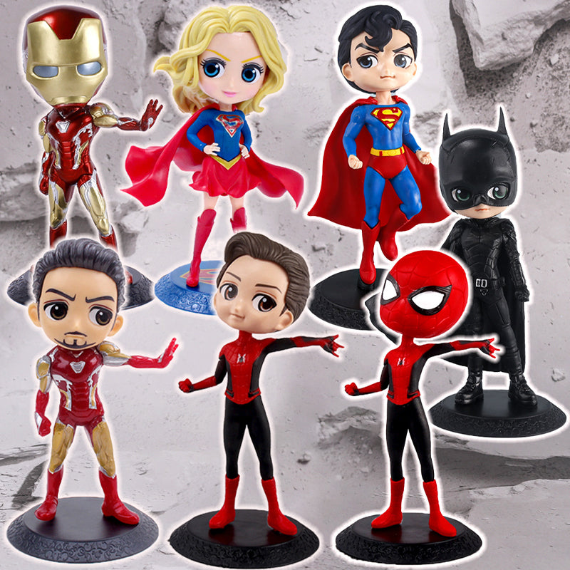 Super Heroes Standing Action Figures