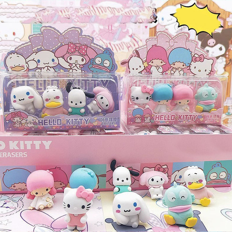 Sanrio Character Eraser Packet