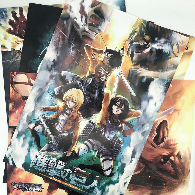 AOTL ポスター Attack On Titan AOT High Definition Vinyl Vibrant Color Poster
