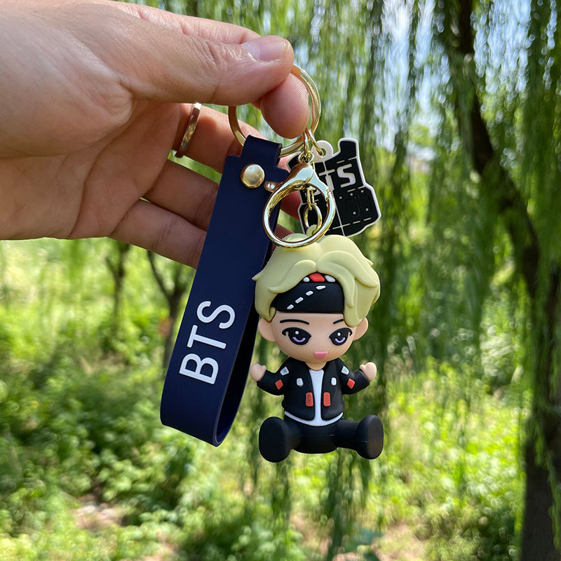 BTS Big Pendant with Strap Keychain