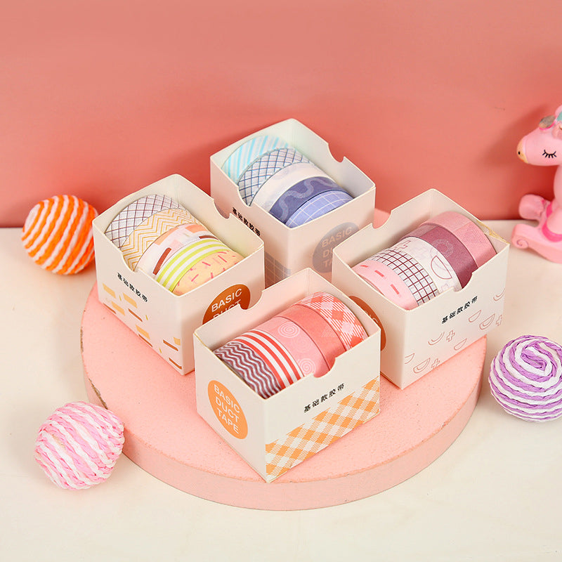 5pcs Printed Washi Masking Tape set