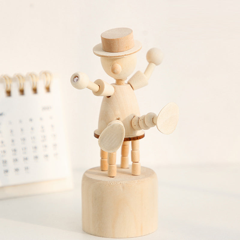 Wooden Animal Mini Desktop Creative Figures