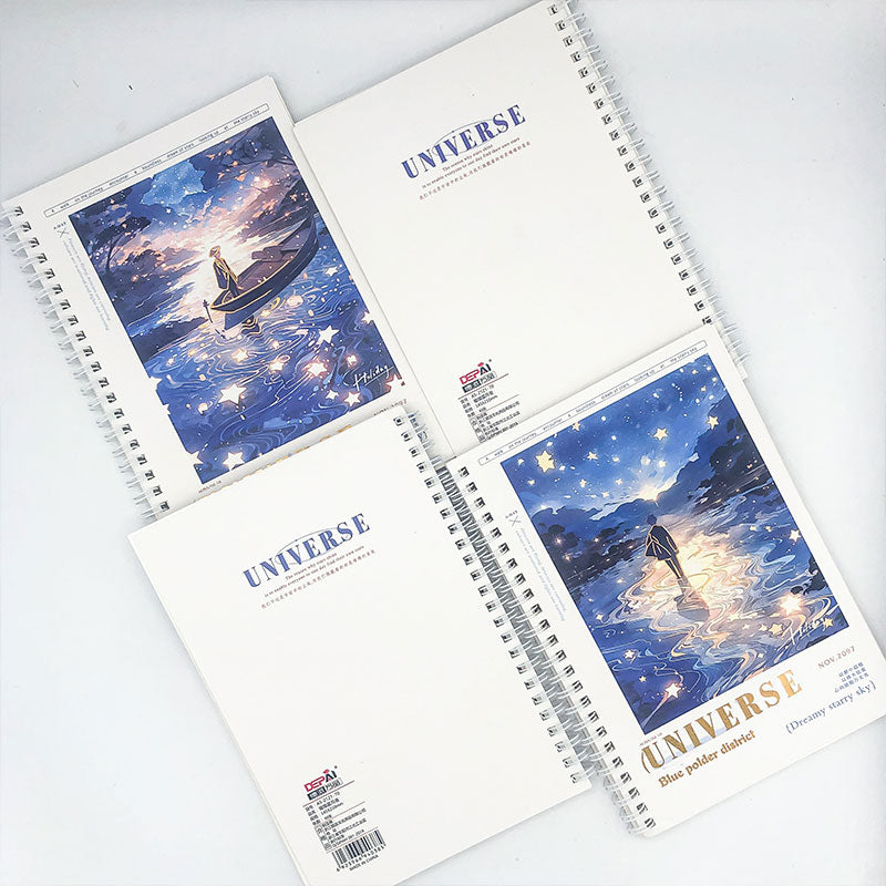 Universe Blue Polder District Slim Notebook