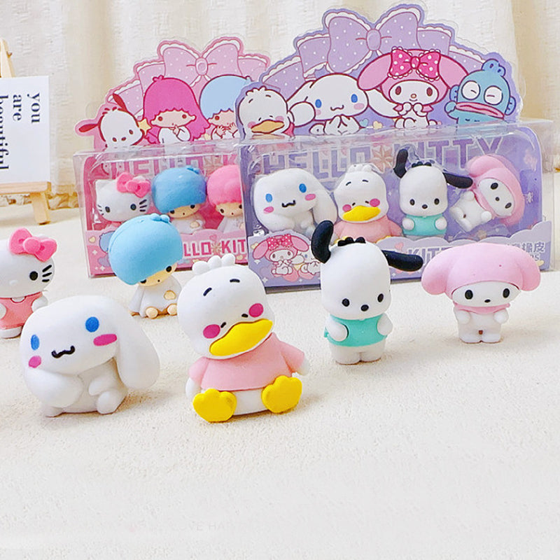 Sanrio Character Eraser Packet