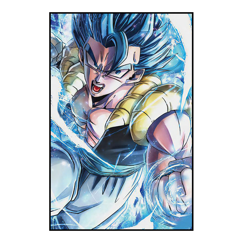 Dragon Ball Z Canvas Printed Gogeta Poster