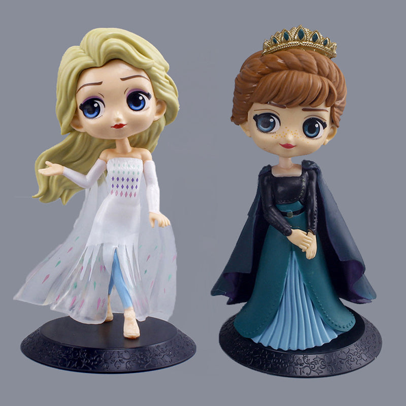 Frozen Elsa Anna Action Figure Fictional Disney Sisters