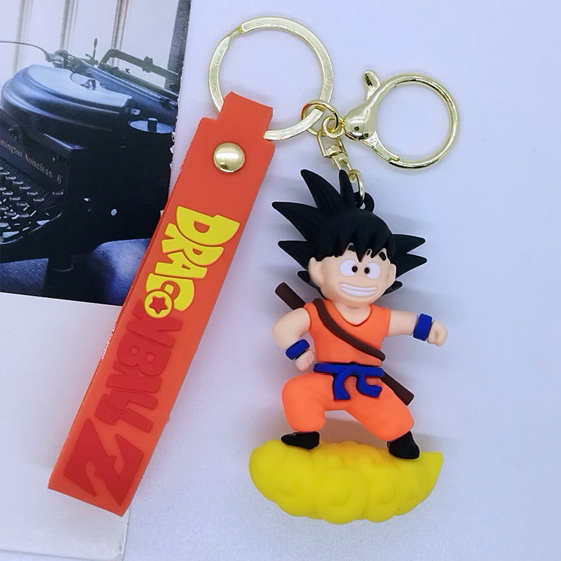 Dragon Ball Z Goku Pendant Keychain with Strap